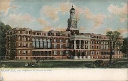 Hospital of St.Vincent de Paul Norfolk, VA Postcard Postcard Postcard