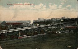 Marshall Street Viaduct, With View Of City Beyond Postcard