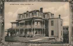 Alpine Hotel Postcard