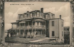 Alpine Hotel Rural Retreat, VA Postcard Postcard Postcard