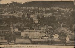 Birdseye view Pomeroy, OH Postcard Postcard Postcard