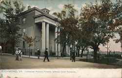 Confederate Museum Formerly Jefferson Davis' Residence Postcard