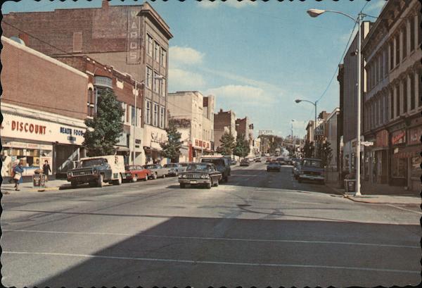 Broadway at Fourth Street Logansport Indiana