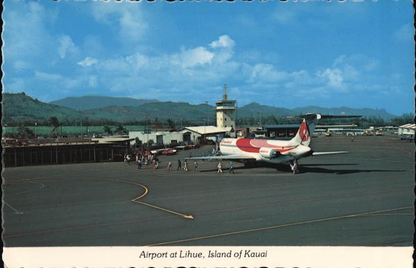 Airport at Lihue, Island of Kauai Hawaii
