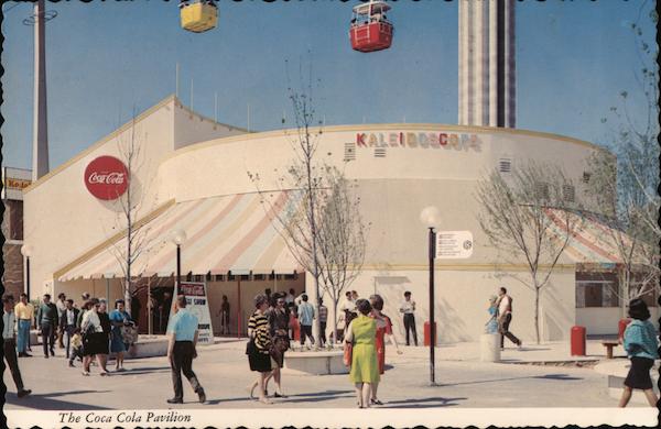 The Coca Cola Pavilion 1968 World's Fair HemisFair San Antonio Texas