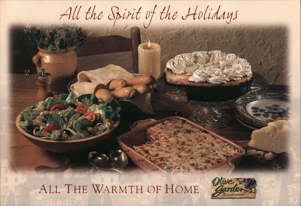 Olive Garden: All the Spirit of the Holidays, All the Warmth of Home