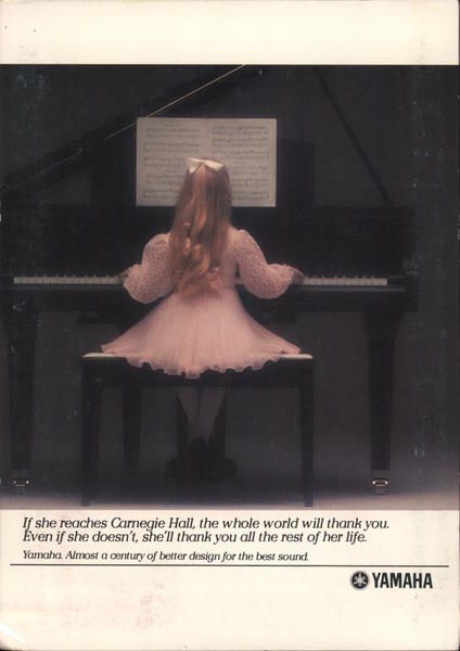 Yamaha Piano Modern (1970's to Present)