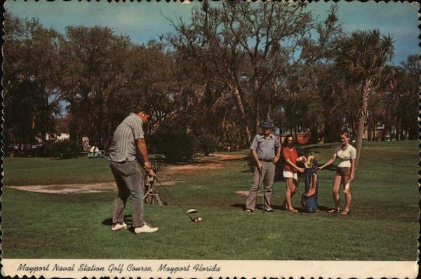 Mayport Naval Station Golf Course Florida Postcard Mayport Naval Station Golf Course Florida Postcard