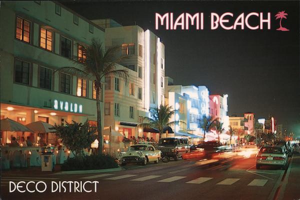 Deco District Miami Beach Florida