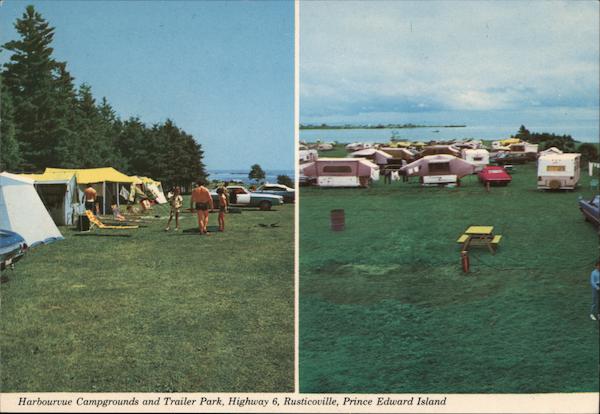 Harbourvue Campgrounds and Trailer Park Rusticoville PE Canada