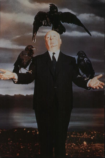 Alfred Hitchcock and Ravens Celebrities