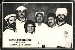 Enola Prudhomme and her Cajun Cafe Chefs Carencro, LA Postcard Postcard Postcard