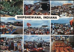 Auction Day Shipshewana, IN Postcard Postcard Postcard