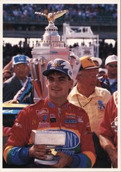 1994 Victory Circle - Jeff Gordon Auto Racing Postcard Postcard Postcard