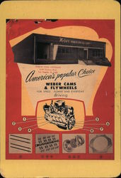 America's Popular Choice, Weber Cams & Flywheels Postcard