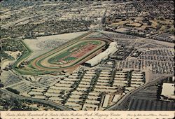 Aerial Panorama of Arcadia California Postcard Postcard Postcard