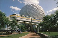 Future World Monorail Postcard