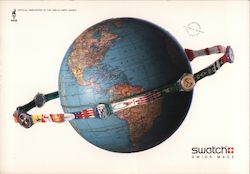 Swatch Watches Around the World Modern (1970's to Present) Postcard Postcard Postcard