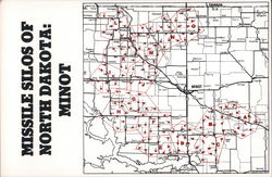 Missile Silos Of North Dakota Minot Postcard