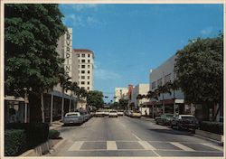 Street Scene West Palm Beach, FL Postcard Postcard Postcard