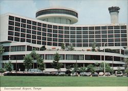 Modern International Airport Postcard