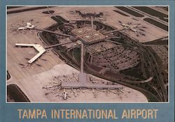 Tampa International Airport Florida Postcard Postcard Postcard