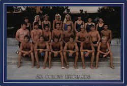 Sea Colony Lifeguards Bethany Beach, DE Postcard Postcard Postcard