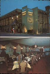 Tangier Restaurant and Cocktails located at the Mecca Motel. Postcard