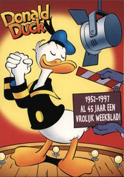 45th Anniversary of Donald Duck Magazine in the Netherlands Disney Postcard Postcard Postcard