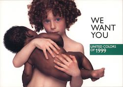 We Want You - United Colors of Benetton 1999 Rack Cards Postcard Postcard Postcard