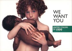 We Want You - United Colors of Benetton 1999 Postcard