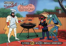 Space Ghost's Musical Bar-B-Que Postcard
