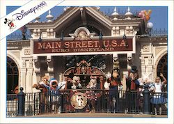 Main Street Station - Euro Disneyland Postcard