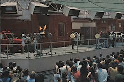 Filming at Universal Studios Postcard