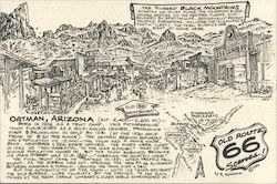 Old Route 66 Scenes by Bob Waldmire Postcard