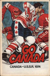 Go Canada, Canada - U.S.S.R. 1974 Postcard