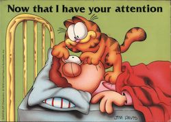 Garfield Wakes Up John Postcard