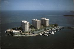 Grove Isle Yacht and Tennis Club Postcard