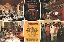 Art Craft Restaurant Indonesia Postcard