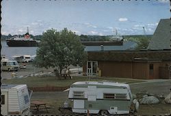 Soo Locks Campground On The St. Mary's River Sault Ste. Marie, MI Bob Fowler Postcard Postcard Postcard