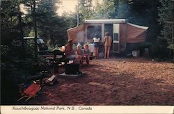 Camping at Kouchibouguac National Park Postcard