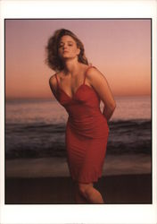 Jodie Foster, Malibu, California 1988 Postcard