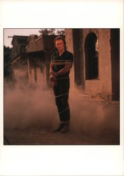Clint Eastwood - Burbank, Calif. 1980 Postcard