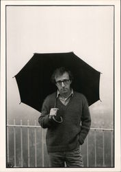 Woody Allen, New York, 1979 by Mary Ellen Mark Postcard