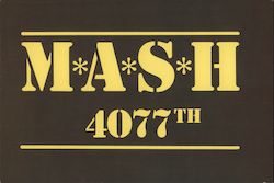 M*A*S*H 4077 - 20th Century Fox 1982 Postcard