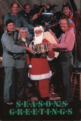 M*A*S*H Christmas Cast Shot 1982 Postcard