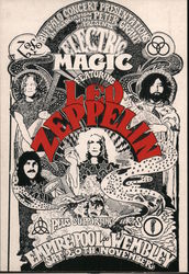 Led Zeppelin Performers & Groups Postcard Postcard Postcard