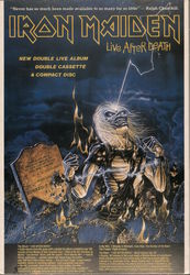 Iron Maiden - Live After Death Postcard