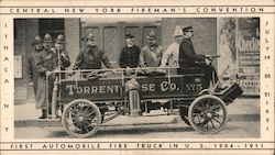 Central New York Fireman's Convention July 19-20-21, 1951 Postcard