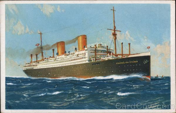 Norddeutscher Lloyd Bremen General Von Steuben Cruise Ships